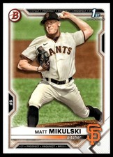 2021 Bowman Draft #BD-179 Matt Mikulski