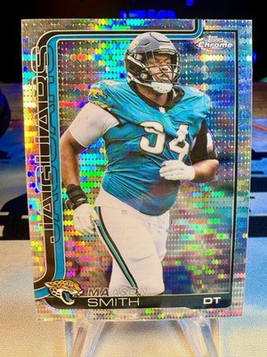2025 Maason Smith Topps Chrome Pulsar Refractor #140 Jacksonville Jaguars