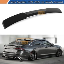 For 2023-26 11th Gen Honda Accord Gloss Black Sport Style Rear Roof Spoiler Wing