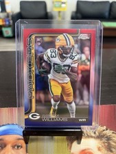 2025 Topps Chrome Football Savion Williams Rookie Red White And Blue #340 JD