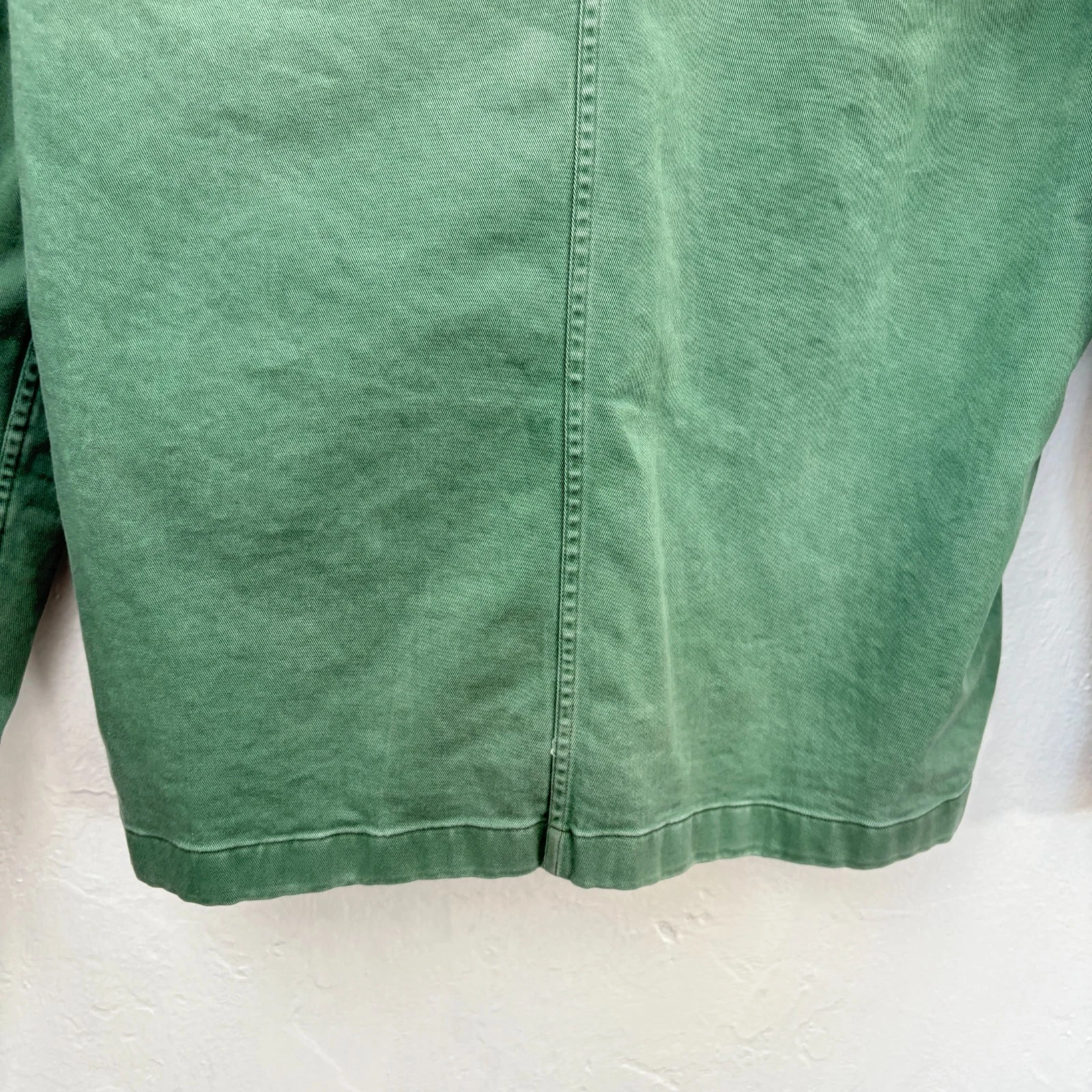 Brooklyn Tailors + Willys Detroit Chore Coat Men Size Medium Green Fits Small image 12