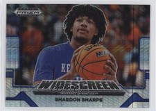 2022-23 Panini Prizm Draft Picks Widescreen Hyper Shaedon Sharpe #WS-SS 10ba