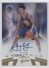 2010 Absolute Memorabilia Rookie Gold Spectrum 33/199 Jeremy Lin #136 Auto z5i