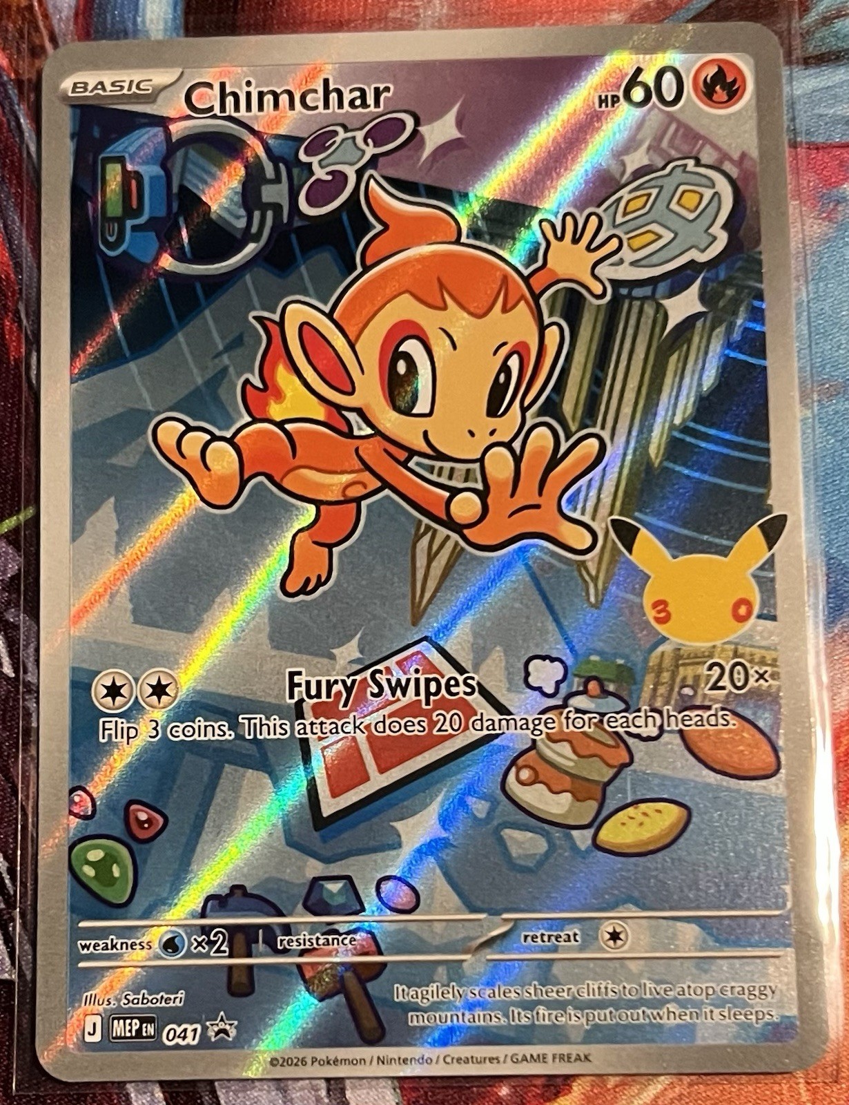 Chimchar First Partners 041 Promo Card Mint Condition Pokemon TCG