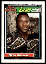 1992 Topps Greg Anthony San Diego Padres #336 23994