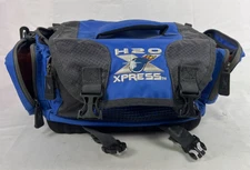 H2O Xpress Tackle Bag Messenger Style Blue Gray with Storage Box