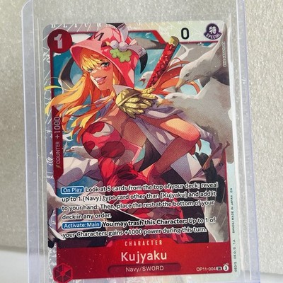 One Piece A Fist of Devine Speed *KUJYAKI* OP11-004 SR Super Rare SR MT Holo TCG
