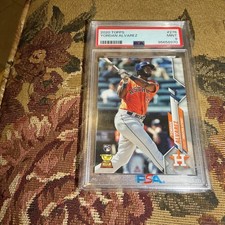 2020 Topps - Yordan Alvarez #276 Rookie Graded PSA Mint 9