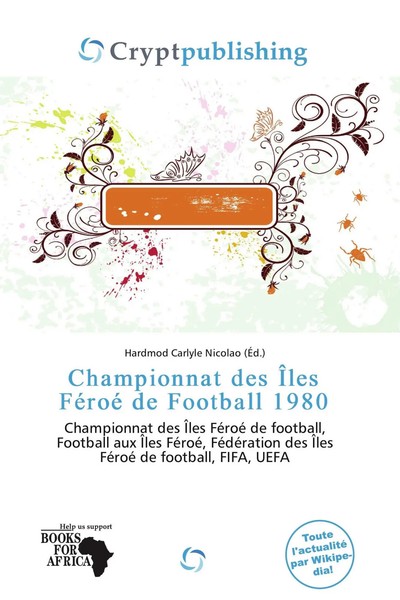 Hardmod Carlyle Nicolao | Championnat Des ÎLes FéRoé De Football 1980 | Buch-image