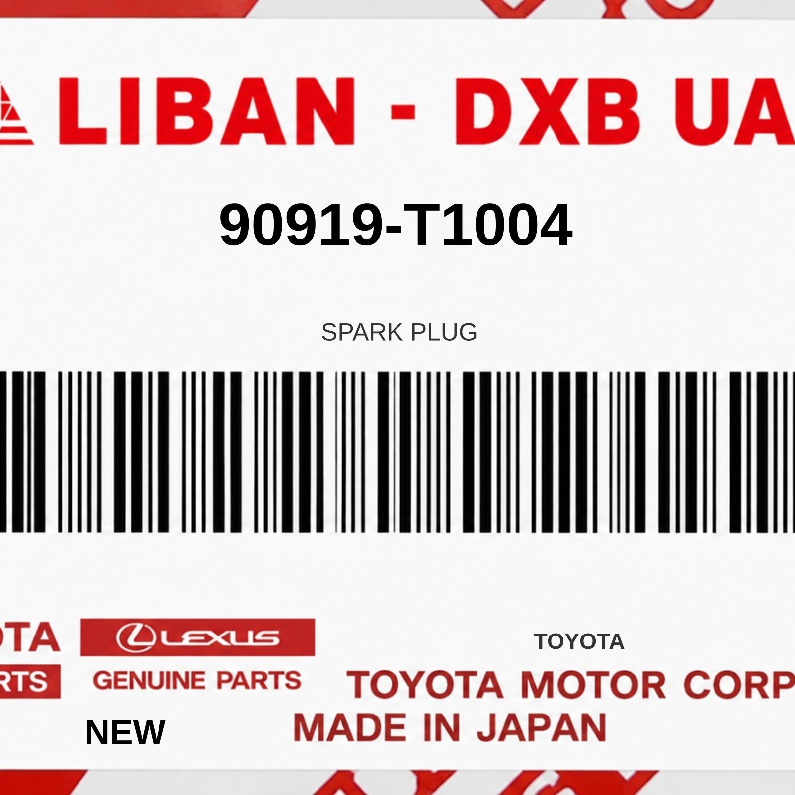 Genuine 2004-2015 Toyota Land Cruiser Spark Plug 90919-T1004 SET OF 10