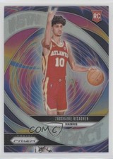2024-25 Panini Prizm Instant Impact Silver Prizm Zaccharie Risacher #21 9l4