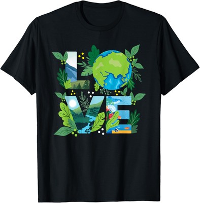 Love World Environmental Protection Earth Day Climate Unisex T-Shirt