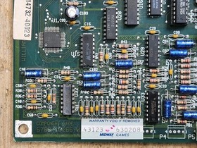 NBA JAM PCB JAMMA ARCADE SOUND BOARD ONLY WORKING!!!! MIDWAY 