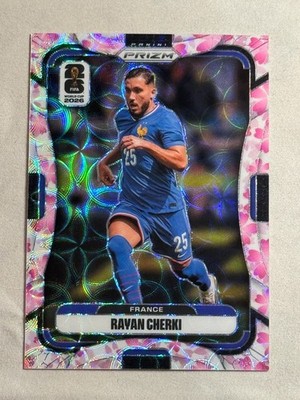 2026 Panini Prizm World Cup Cherry Blossom Rayan Cherki /20 #24 France