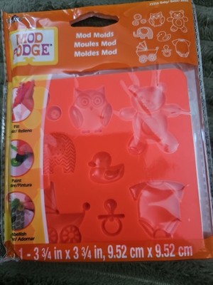 Plaid Mod Podge Mod Molds Baby Shower Silicone Mold Maker