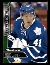 2016-17 Parkhurst #339 Nikita Soshnikov Rookie Card Toronto Maple Leafs