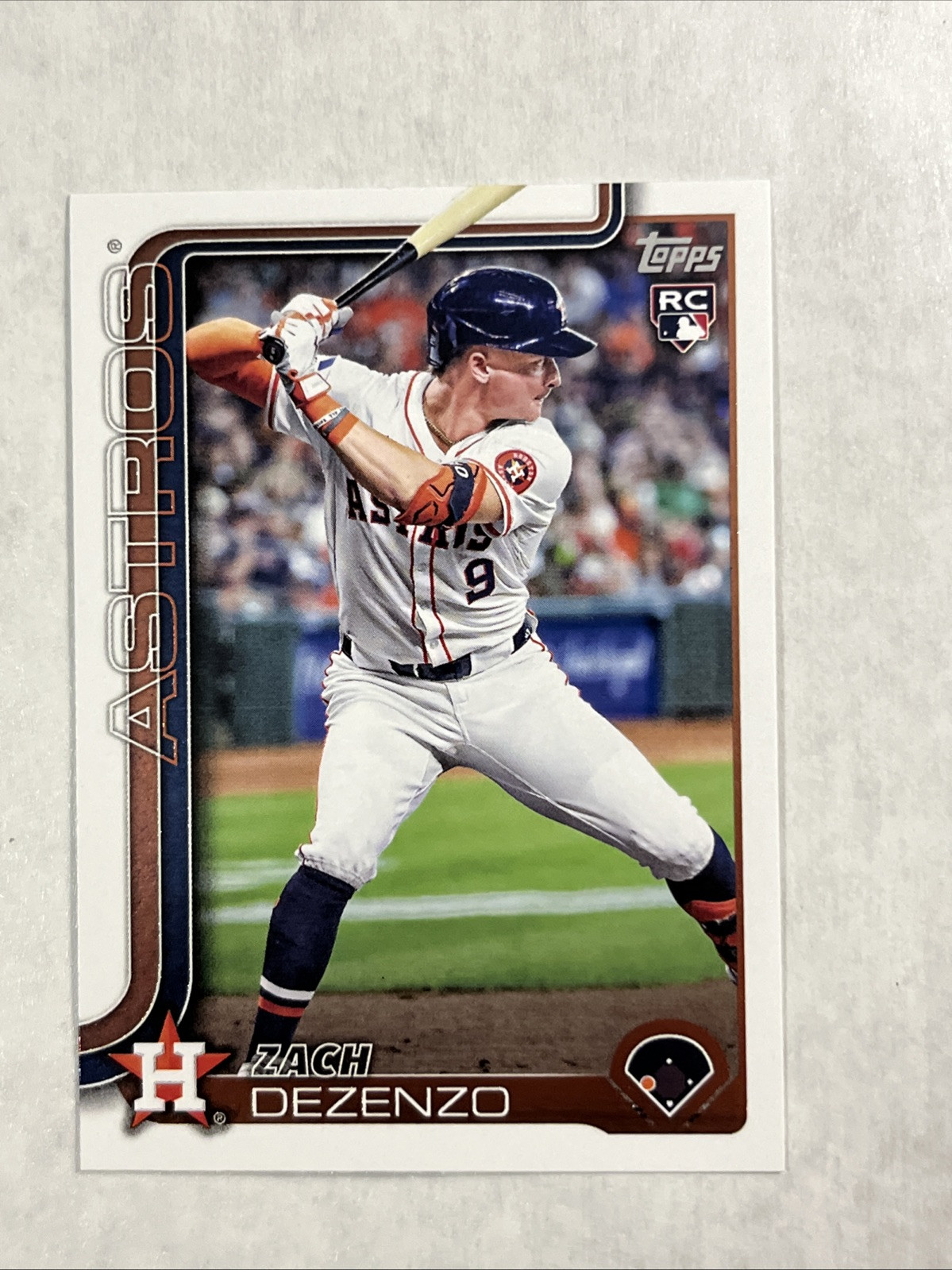 2025 Topps Series 1 Zach Dezenzo #89 Pack Fresh Rookie Card MLB Houston Astros