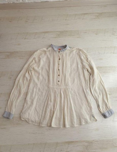 Women Hugo Boss Shirt White Cotton 38 / M / 46 #N9TP