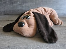 Vintage Pound Puppy Plush Brown Black 1985 Large 18" Tonka g54
