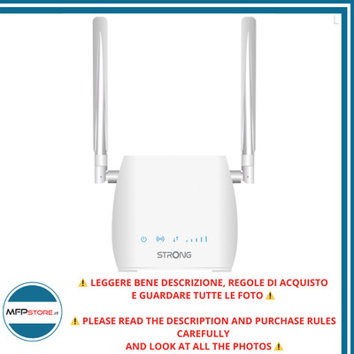 STRONG Router 4G LTE 300M 150Mbit/s WiFi Bei 2,4 GHz, Weiß Und Klein