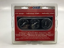 Carquest 81560 Triple Gauge Set Oil Pressure Amp Mechanical Water Temp 1-12 Carquest 81560 Triple Gauge Set Oil Pressure Amp Mechanical Water Temp 1-12