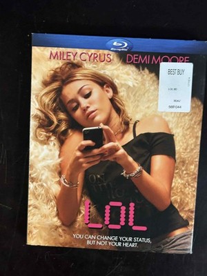LOL (2012) Blu-ray w/ OOP Slipcover   Miley Cyrus Demi Moore   Like New