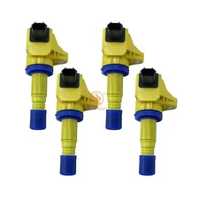 Set of 4 HIGH PERFORMANCE Ignition Coil Pack Compatible with Honda Acura Civi...