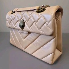 Kurt Geiger Kensington Leather Peach Quilted Bag RRP £289