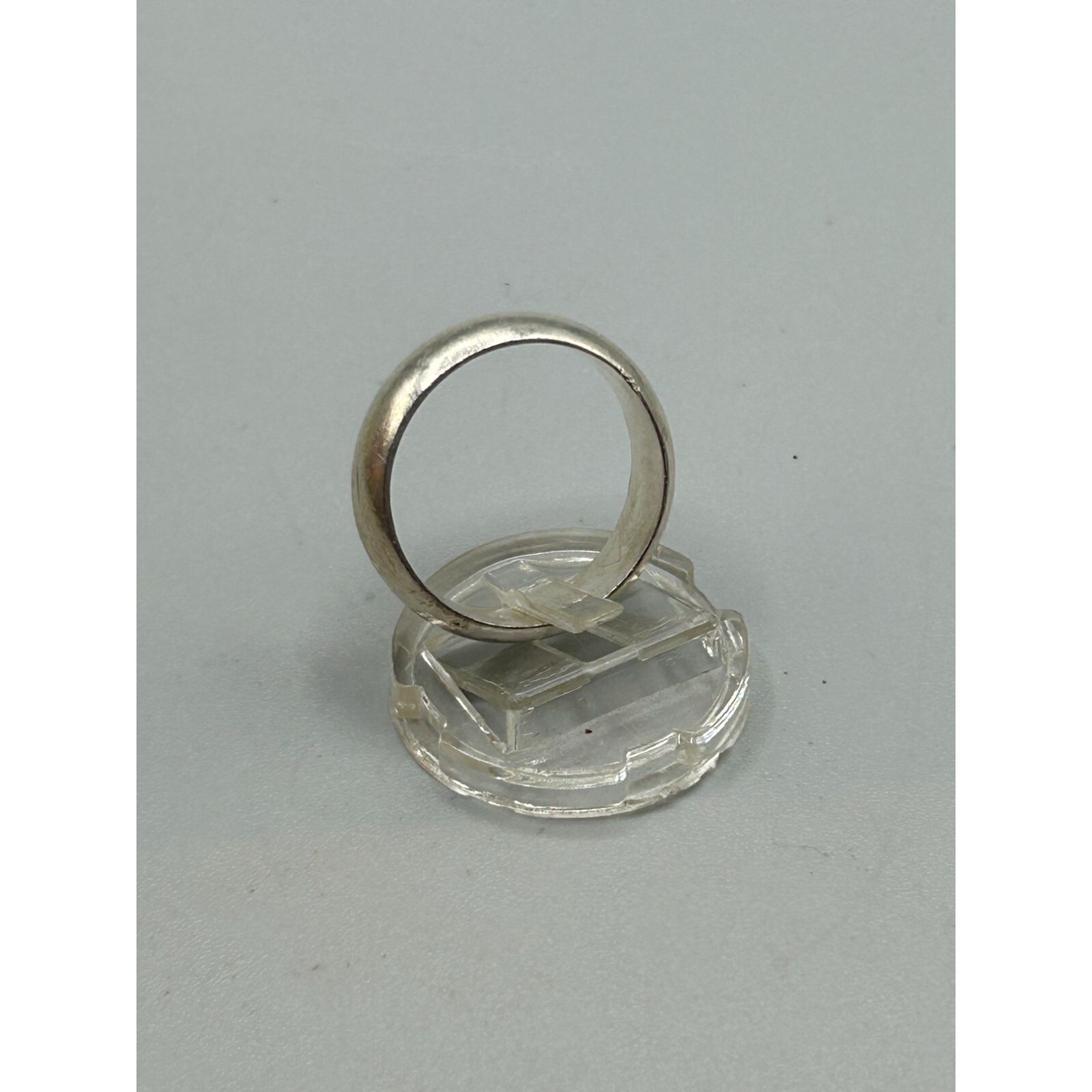 Solid Sterling Silver Band Ring Plain No Design D… - image 4