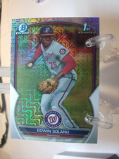 2023 Bowman Chrome Prospects Mojo Refractor #BCP-169 - Edwin Solano  23-600