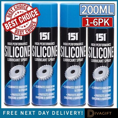 SILIKON AUTO SCHMIERMITTEL SPRAY BESEITIGT QUIETSCHFETT 200ML HOCHLEISTUNG