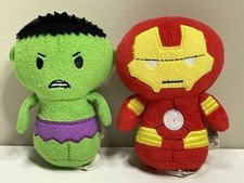 Hallmark Itty Bittys Marvel Iron Man  Hulk Plush 5" - Super Hero Plush Toys