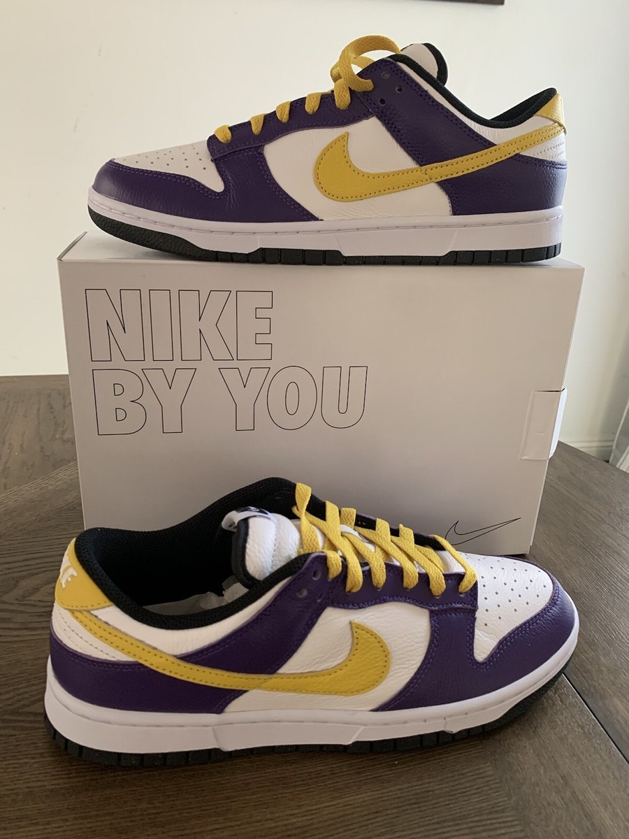 Nike Dunk Low LAKERS DS (PE 1 of 1) | eBay