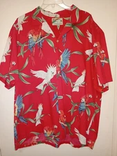 VtG Paradise Found Tropical Hawaiian Parrot Button Shirt All Over Print AOP Bird