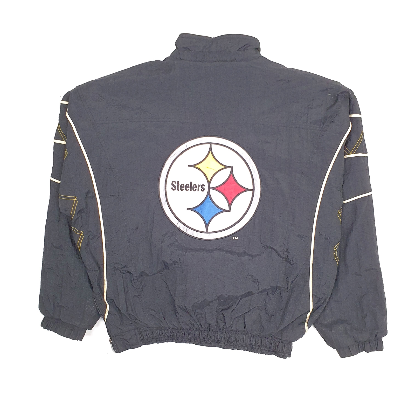 STARTER Padded Jacket Coat Pro Line Vintage 1990s NFL Pittsburgh Steelers Mens M image 3