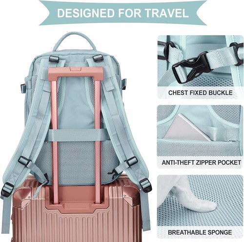 coowoz großer Reiserucksack für Damen, Herren, Handgepäckrucksack, Wanderrucksack - Bild 6 von 6