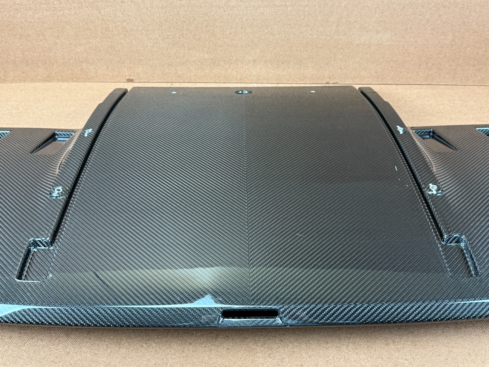 Nice! 2019-2023 Aston Martin DBS Rear Bumper Carbon Fiber Diffuser Valance OEM