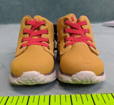 Wonder Nation Tan Suede Tucker Boots Baby Boys Toddler Size