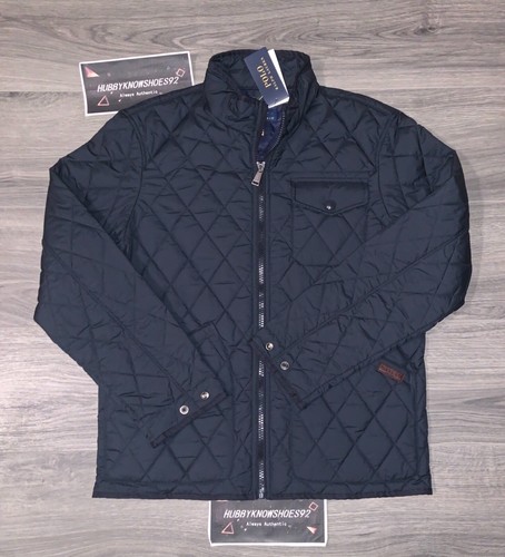 Polo Ralph Lauren Men S Navy Water Repellent Leather Quilted Jacket Nwt 298 Ebay Polo Ralph Lauren Men S Navy Water Repellent Leather Quilted Jacket Nwt 298 Ebay