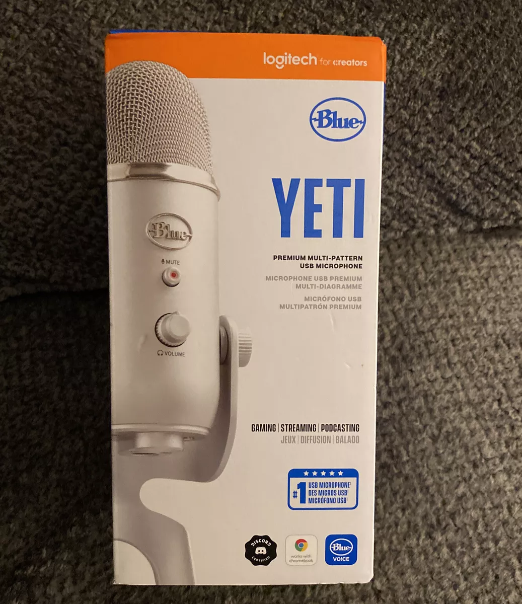 Logitech for Creators Blue Yeti USB Microphone for PC, Podcast, Gaming –