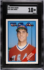 1988 Topps Traded Andy Benes RC #14T SGC 10 GEM MINT Rookie Card Super SHARP!