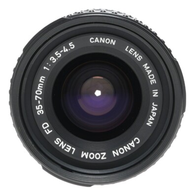Canon Zoom Lens FD 35-70mm 1:3.5-4.5 Macro vintage SLR Canon Zoom Lens FD 35-70mm 1:3.5-4.5 Macro vintage SLR