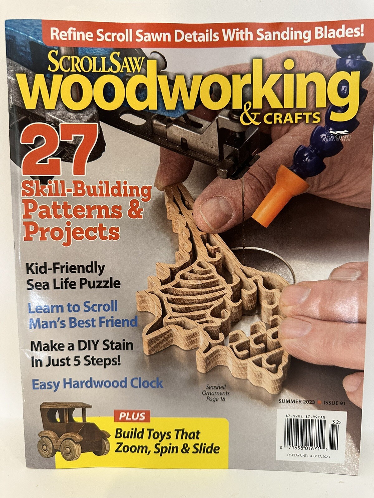 Scroll Saw Woodworking And Crafts magazine Summer 2023 Issue 91 eBay