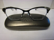 NEW  True Religion Maya Black Eyeglass Frames 55-16-145-40V With Generic Case
