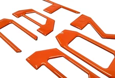 3D ORANGE DOMED RAISED TAILGATE INSERT LETTER FOR TOYOTA TACOMA 2024-25 US MADE