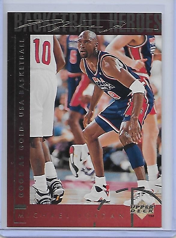 1994 Upper Deck #42 MICHAEL JORDAN Good as Gold USA Basketball | eBay