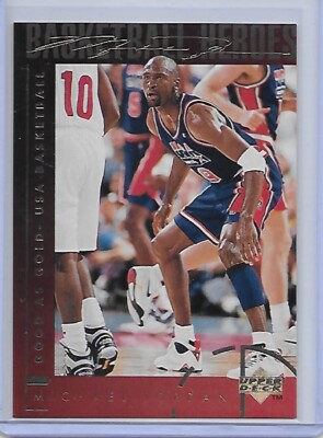 1994 Upper Deck #42 MICHAEL JORDAN Good as Gold USA Basketball | eBay