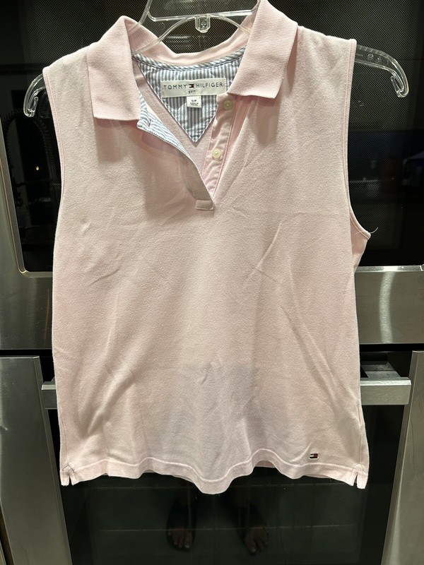 Tommy Hilfiger polo shirt for women’s size small pink