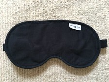 New Sealed Large British Airways First Class Eye Mask - Soft Fleece Lined Blue