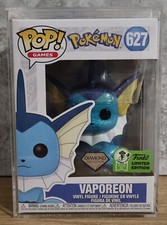 Funko Pop Vinyl - Pokemon - Vaporeon #627 (Diamond) - Con Sticker + Hard Case